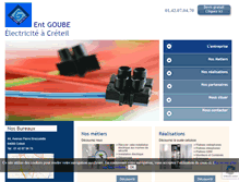 Tablet Screenshot of goube.com